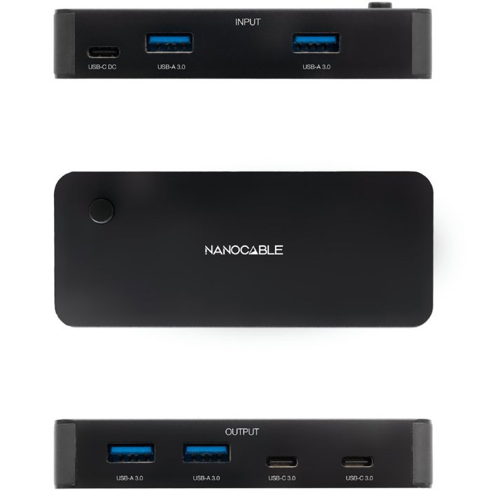 Nanocable Switch KVM 10.12.0011 con 2x USB-A 3.0 y 2x USB-C 3.0 Nanocable Switch KVM 10.12.0011 con 2x USB-A 3.0 y 2x USB-C 3.0